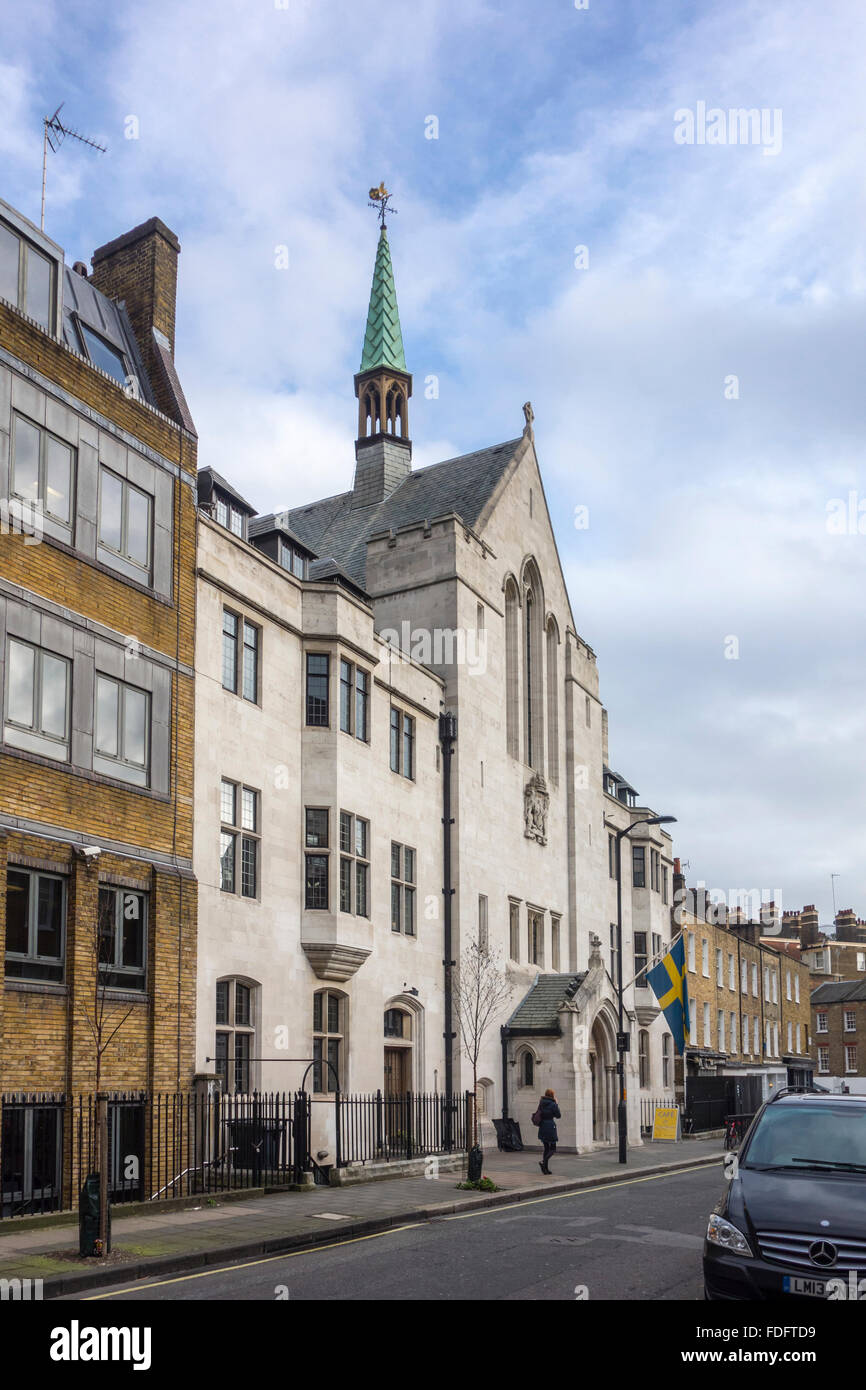 Ulrika Eleonora Kirche, der schwedischen Kirche in London, UK Stockfoto