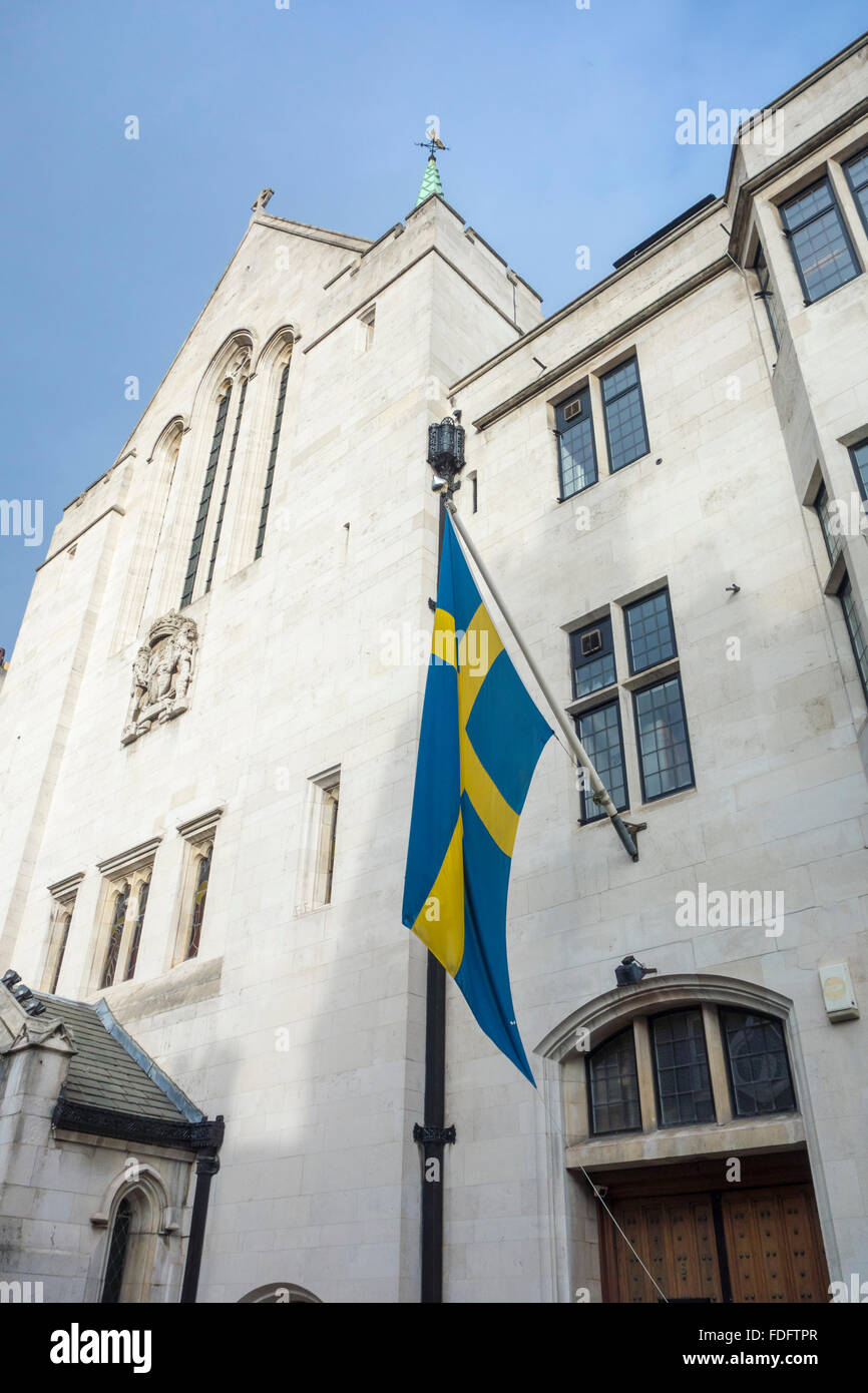 Ulrika Eleonora Kirche, der schwedischen Kirche in London, UK Stockfoto