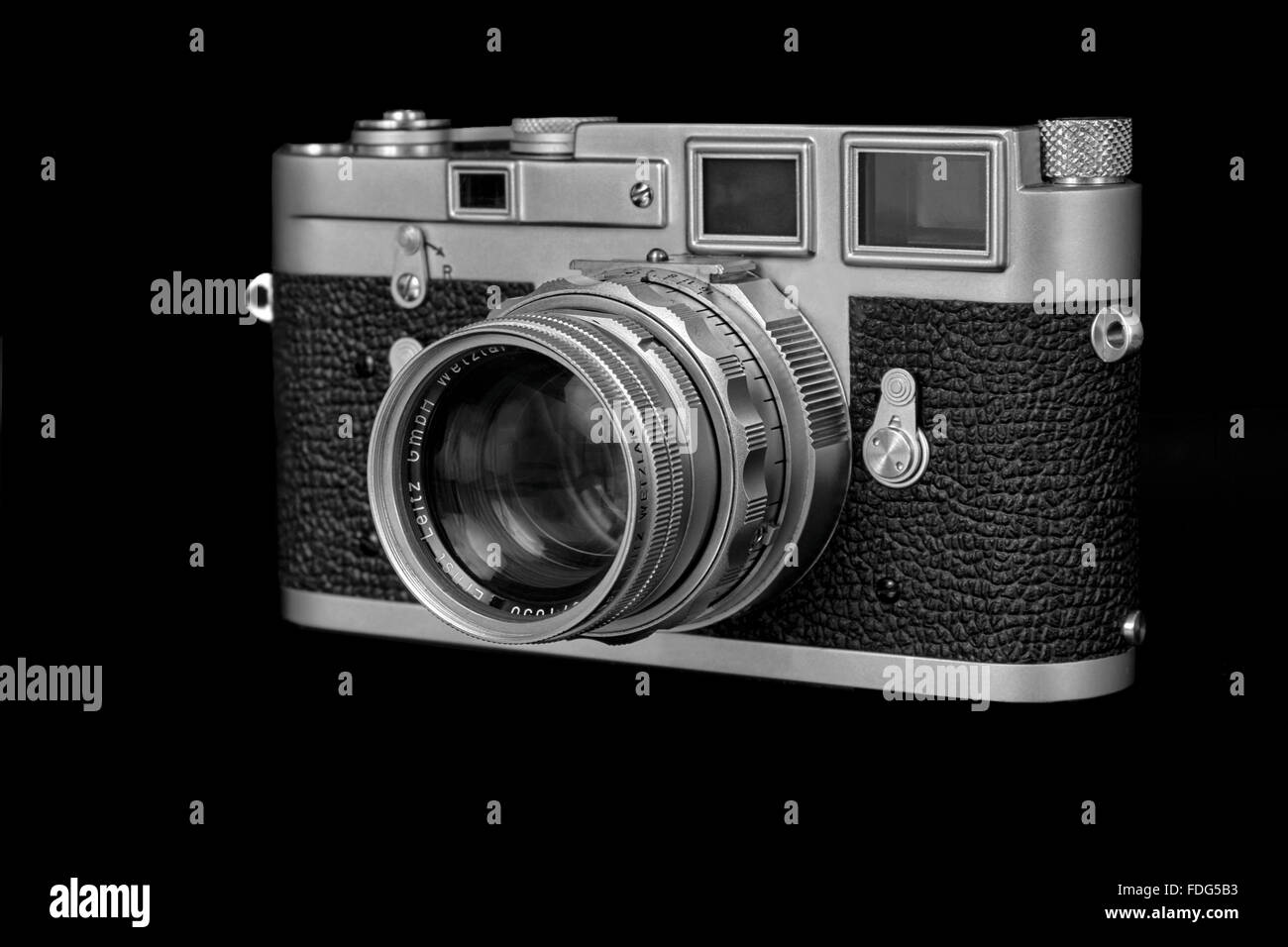 Film Kamera. Legendäre vintage Leica M3 film Kamera Stockfoto