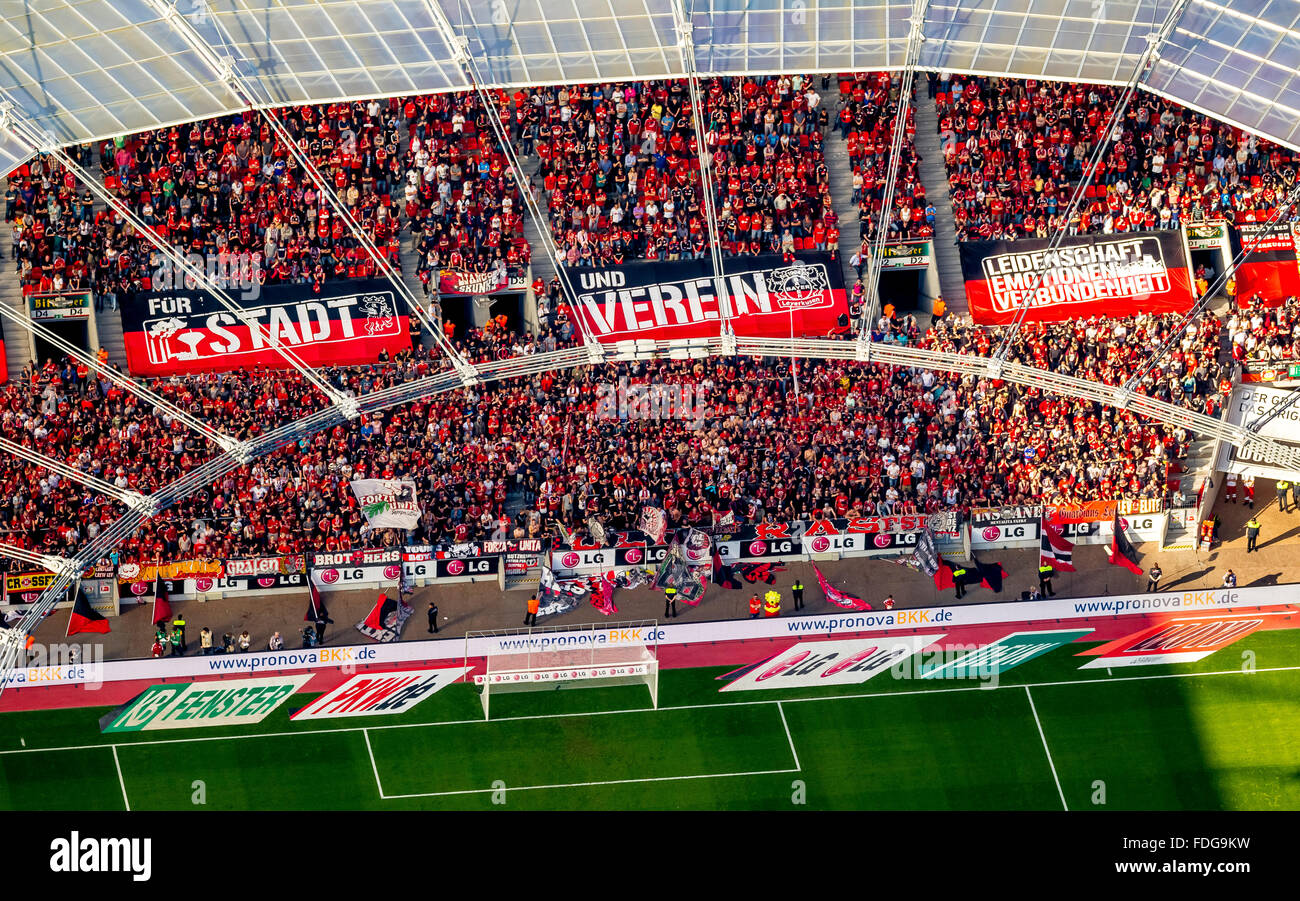 Aerial view bayarena stadium -Fotos und -Bildmaterial in hoher ...