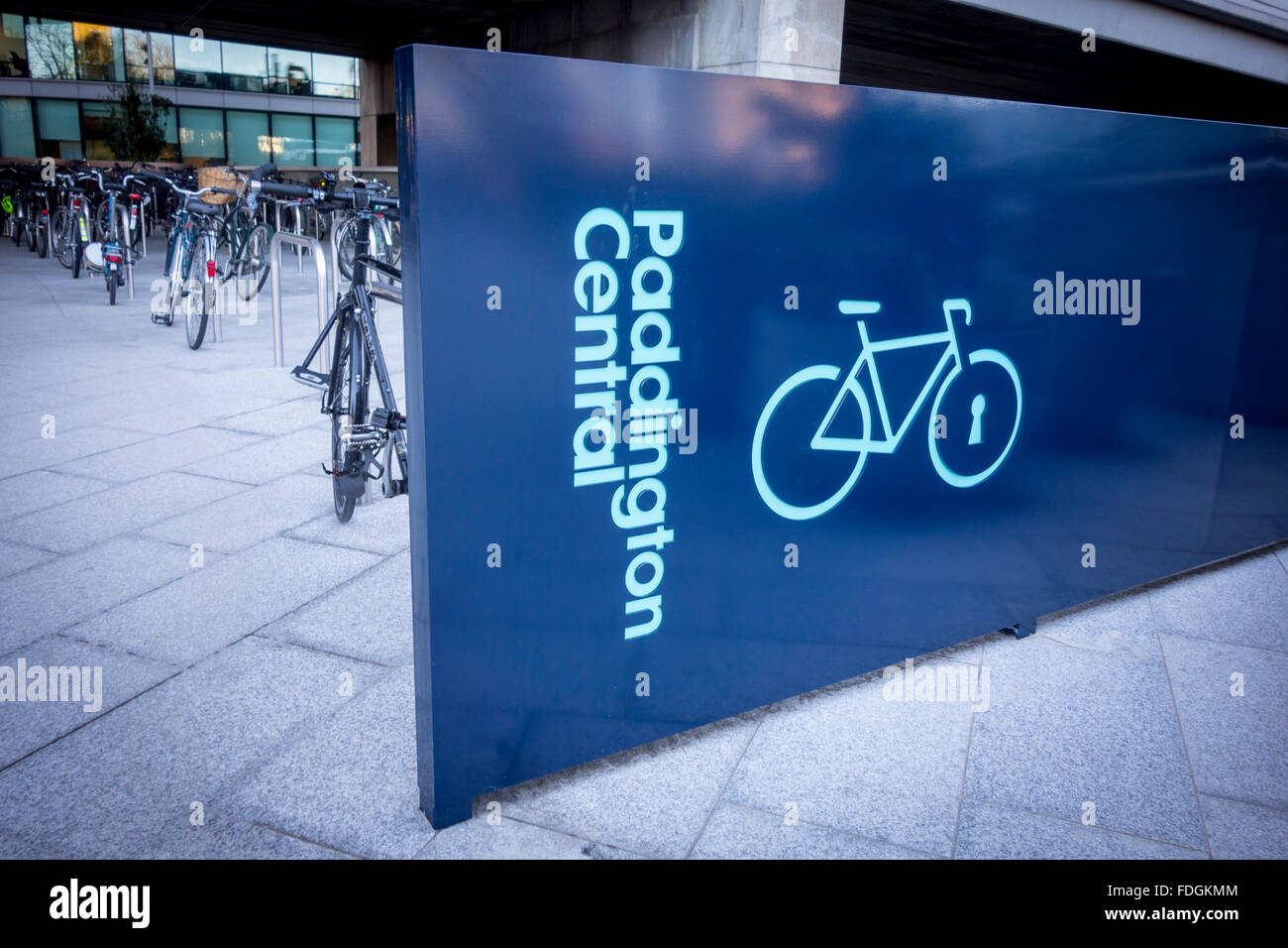 Fahrrad-Parken Paddington Central Stockfotografie - Alamy