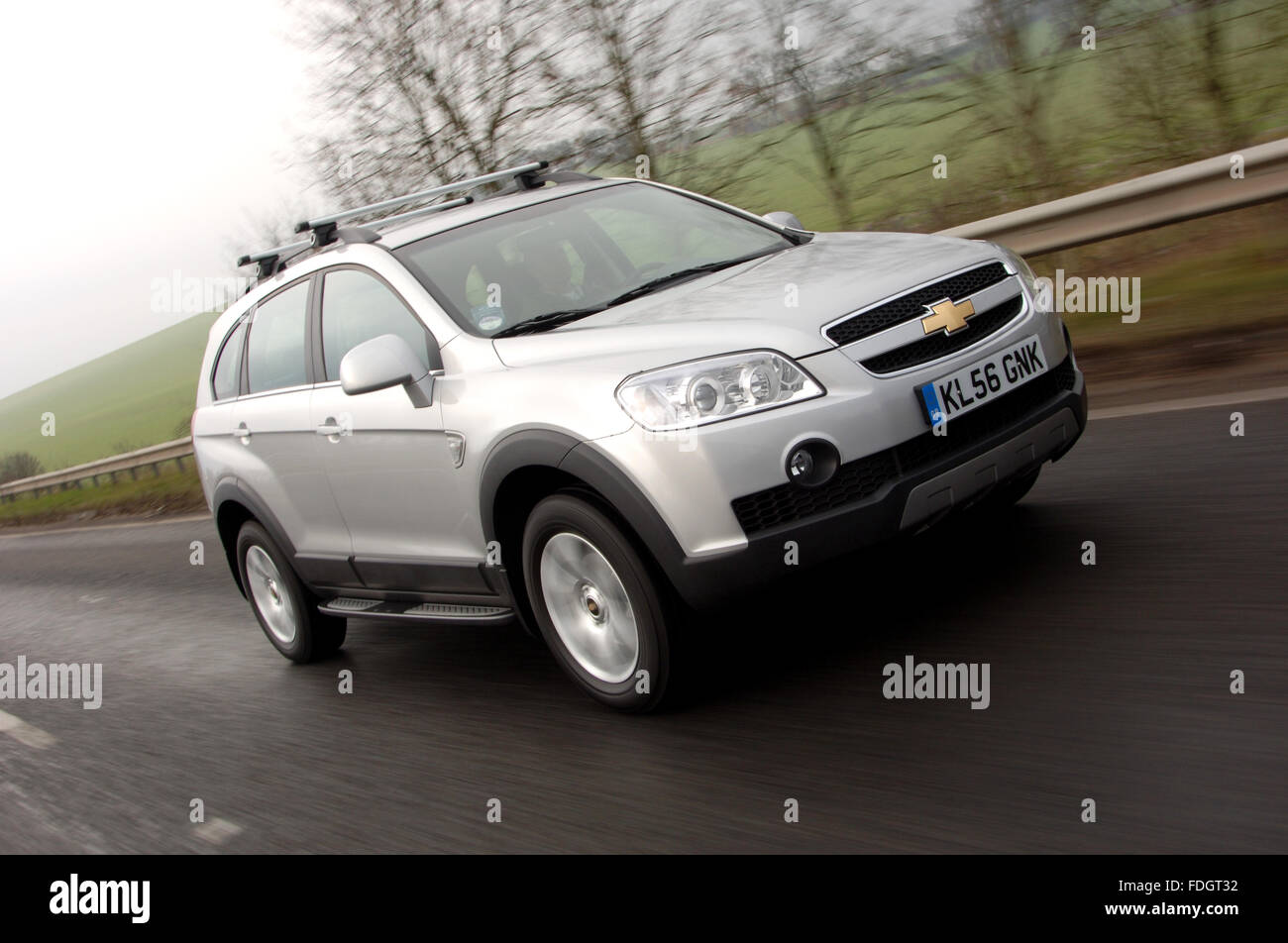 2006 Chevrolet Captiva SUV - RHD UK Markt Auto Stockfoto