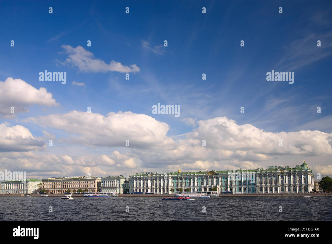 St. Petersburg, Winterpalast, heute das Eremitage-Museum Stockfoto