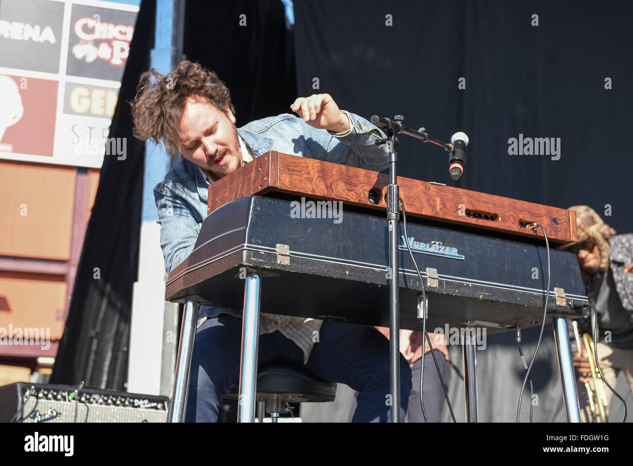 Philadelphia, Pennsylvania, USA. 31. Januar 2016. MARK SHUSTERMAN, Durchführung bei Radio 104.5 Winter Jam @ XFinity Live in Philadelphia Pa Credit: Ricky Fitchett/ZUMA Draht/Alamy Live News Stockfoto