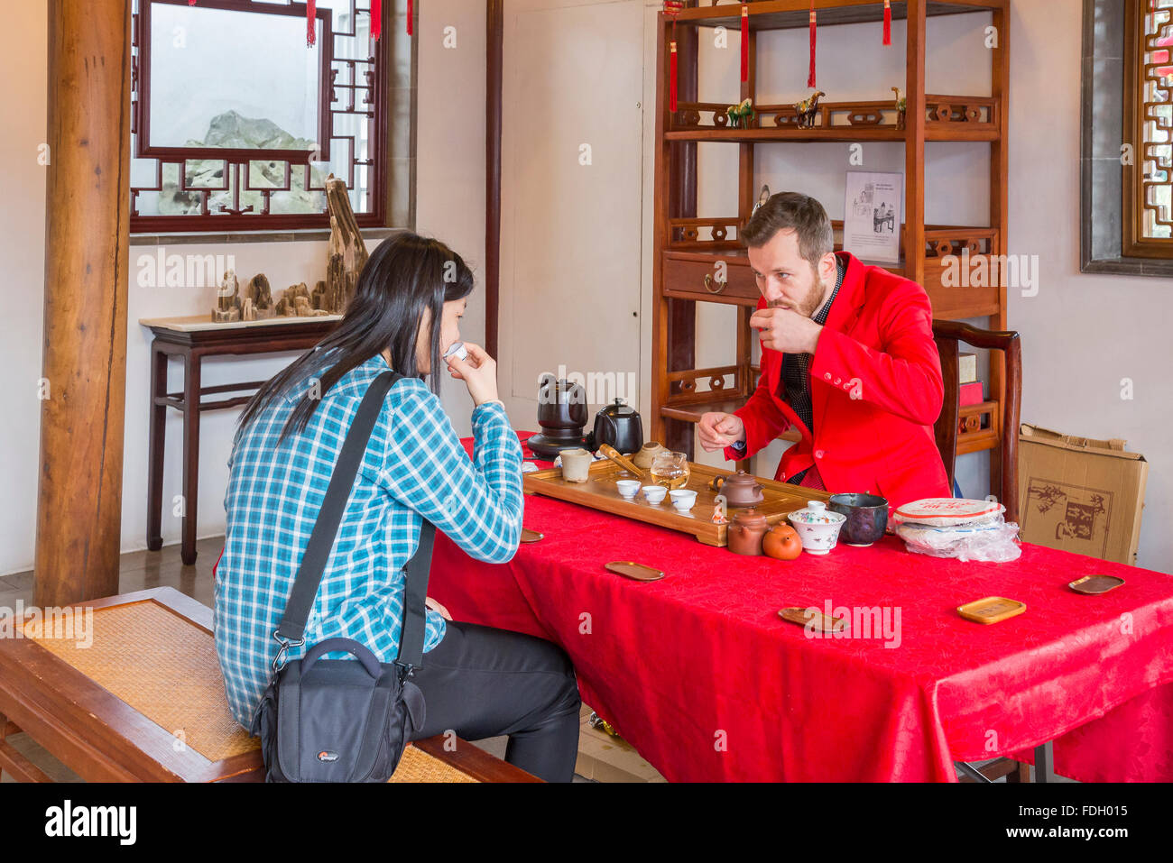 Dr. Sun Yat-Sen Classical Chinese Garden, Vancouver, Britisch-Kolumbien, Kanada Stockfoto