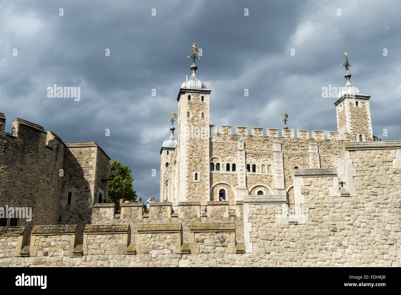 Tower von London in England, Großbritannien. Stockfoto