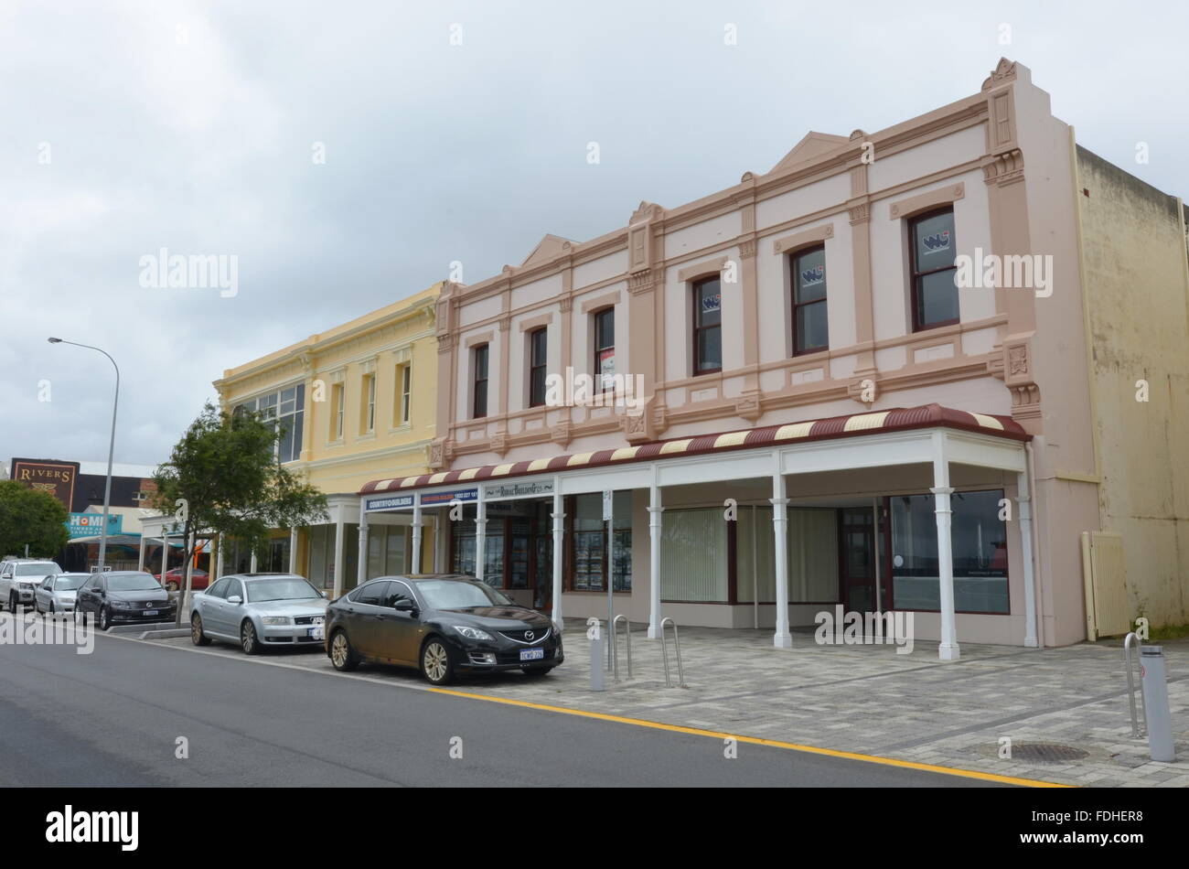 Föderation Stil Gebäude auf Stirling Terrasse, Albany, Western Australia Stockfoto