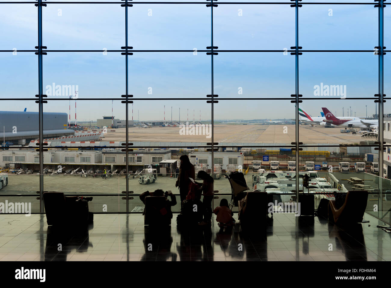 Internationalen Flughafen Paris Charles de Gaulle, Frankreich Stockfoto