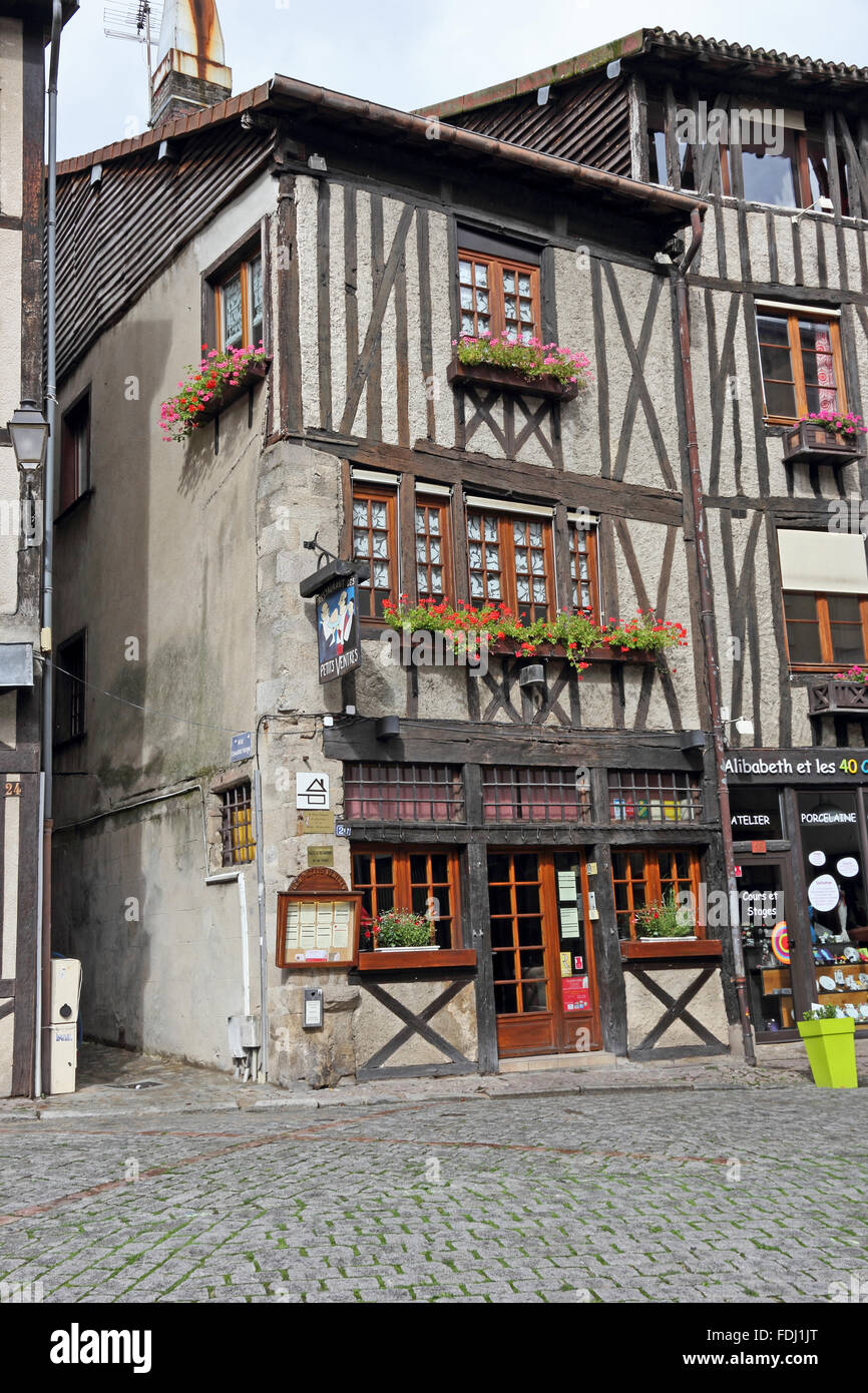 Restaurant des Petits Ventres, Limoges, France Stockfoto