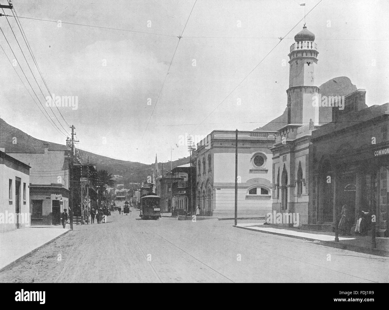 Südafrika: Ansicht der Long Street, Kapstadt, antique print 1899 Stockfoto
