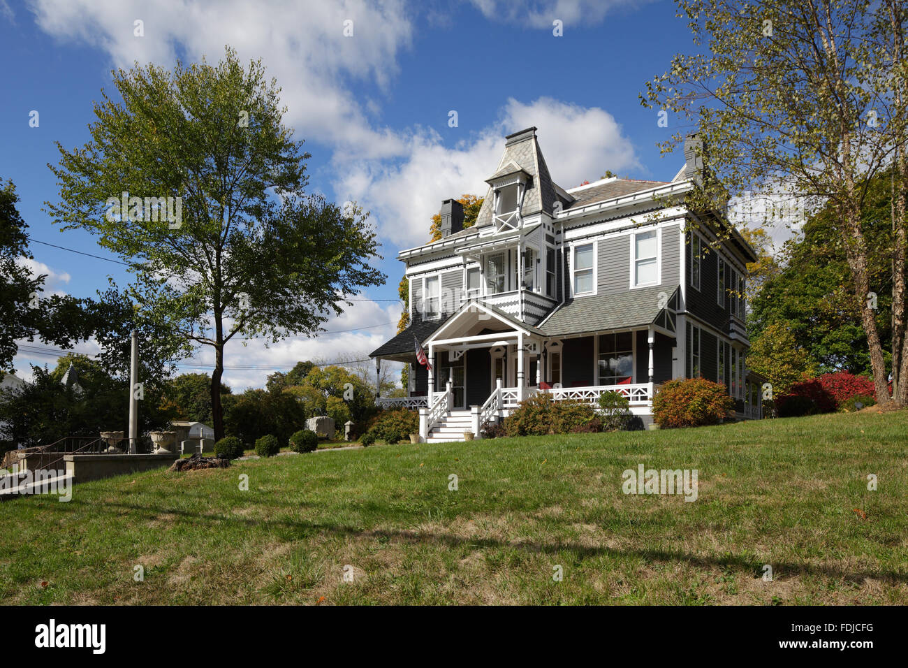 Clinton, USA, Einfamilienhaus in Clinton Stockfoto