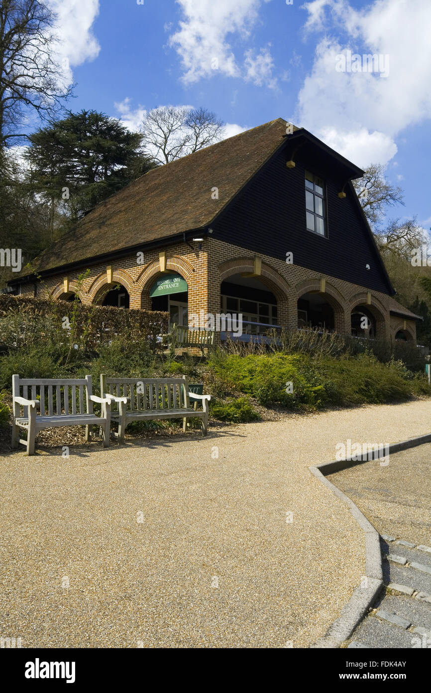 Der National Trust Restaurant Chartwell, die Heimat von Sir Winston Churchill, in Kent. Stockfoto