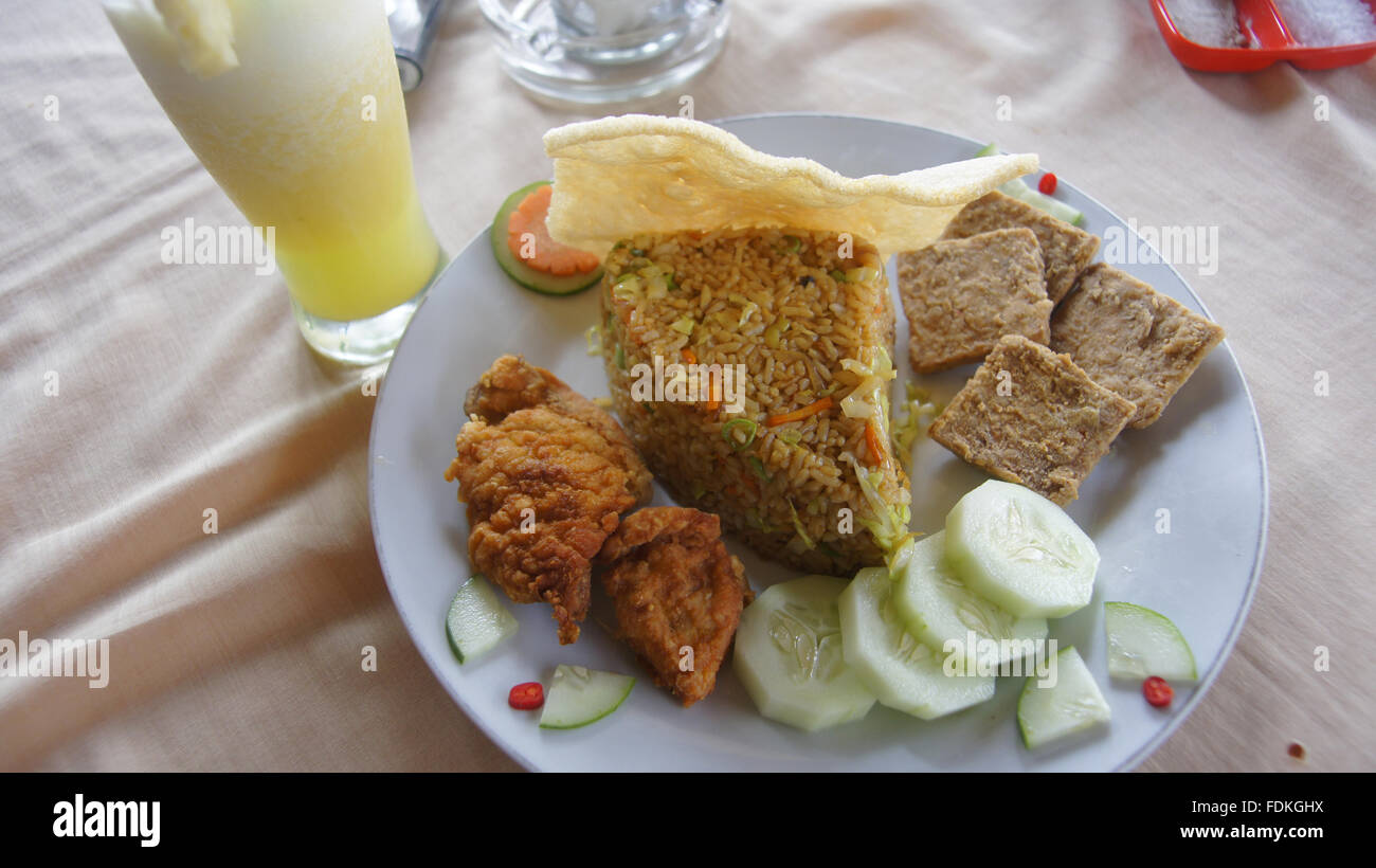 Indonesisches Essen Stockfoto