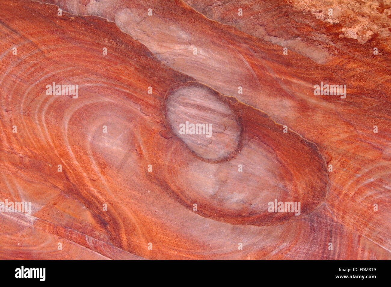 Buntsandstein in Petra, Jordanien Stockfoto