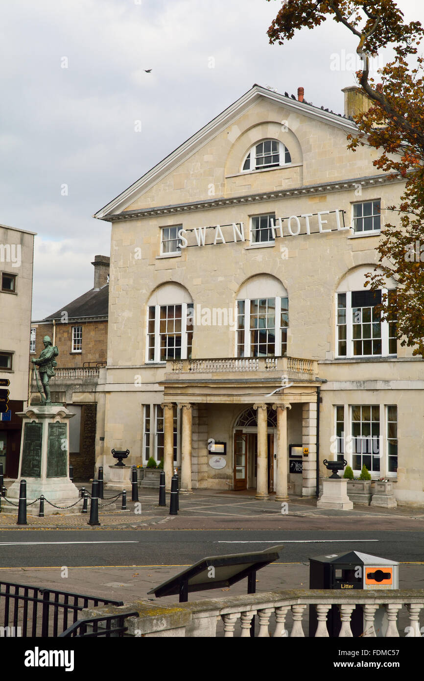 The Swan Hotel Rezeption eine beliebte Hochzeitslocation in Bedford, Bedfordshire, England Stockfoto