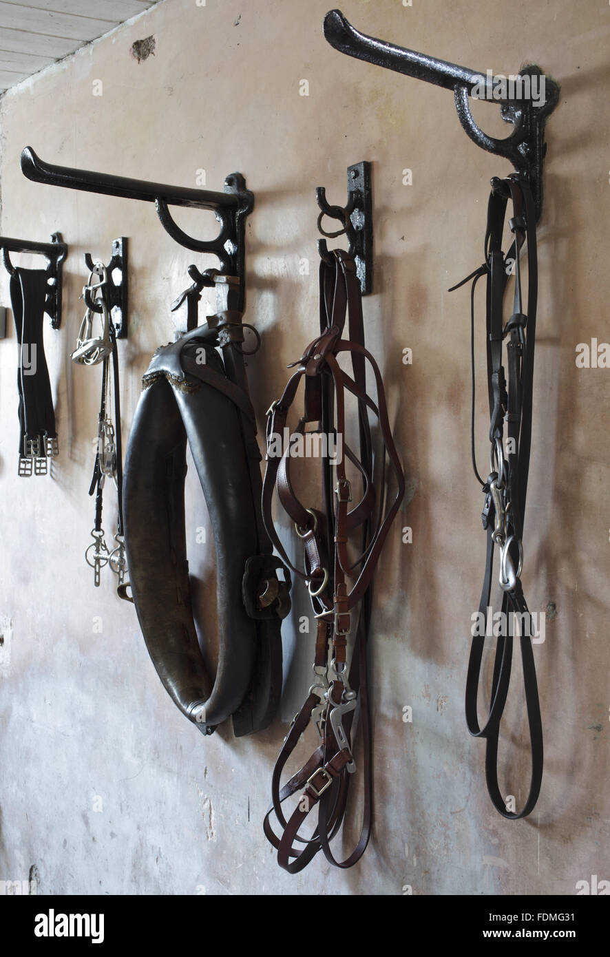 Wende in der Stableblock im roten Haus, Bexleyheath, Kent. Stockfoto