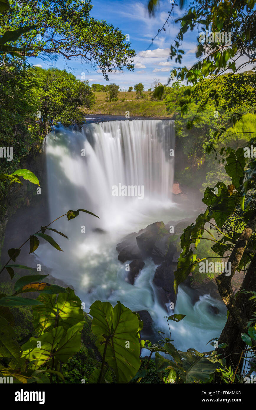 Wasserfall von Rauch Fluss der Seelen im Jalapao State Park Stockfoto