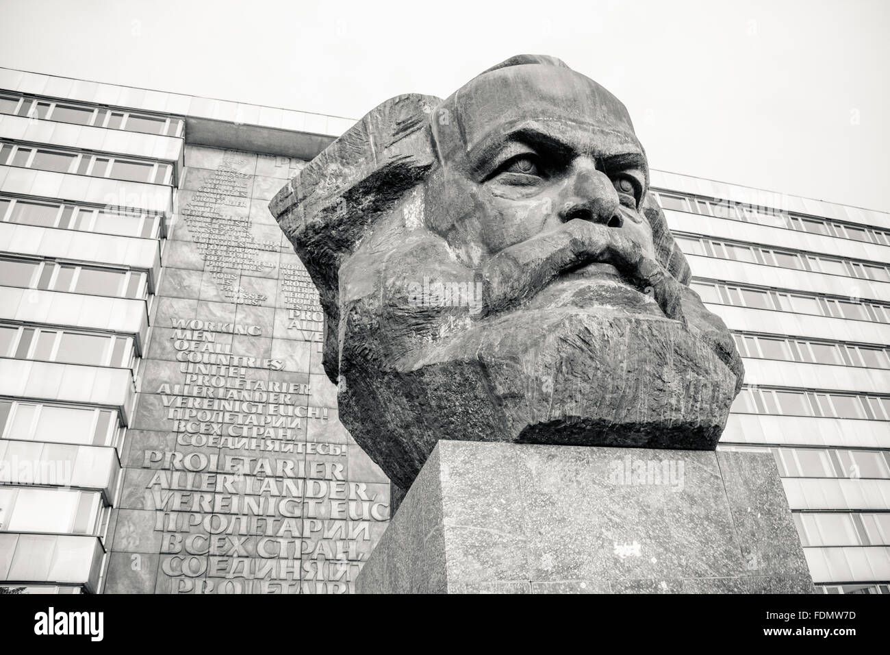 Sozialismus, Karl Marx, Karl Marx-Denkmal Stockfoto