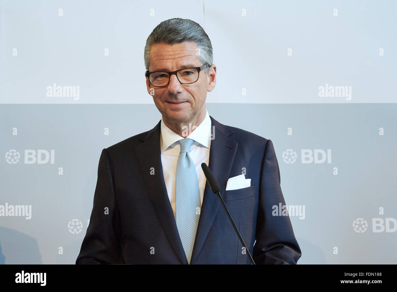 Berlin, Deutschland, Ulrich Grillo, BDI-Präsident Stockfoto