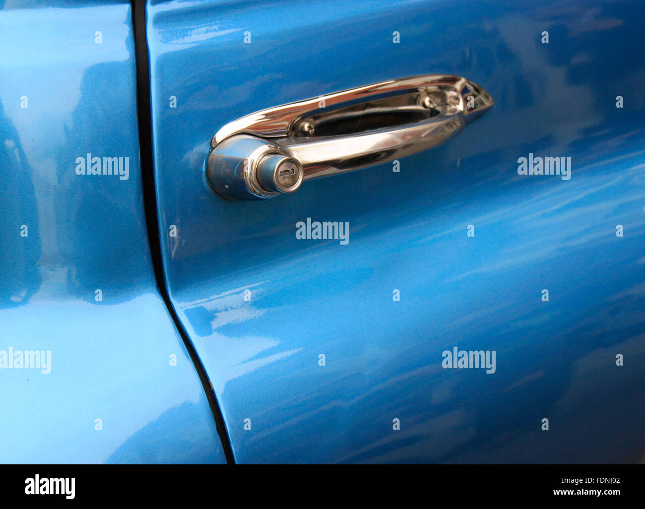Automotive Chrom Türgriff metallic blau Americana abholen der