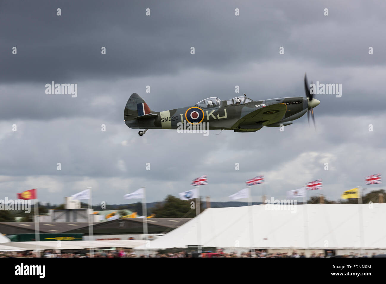 Supermarine Spitfire in Goodwood Stockfoto