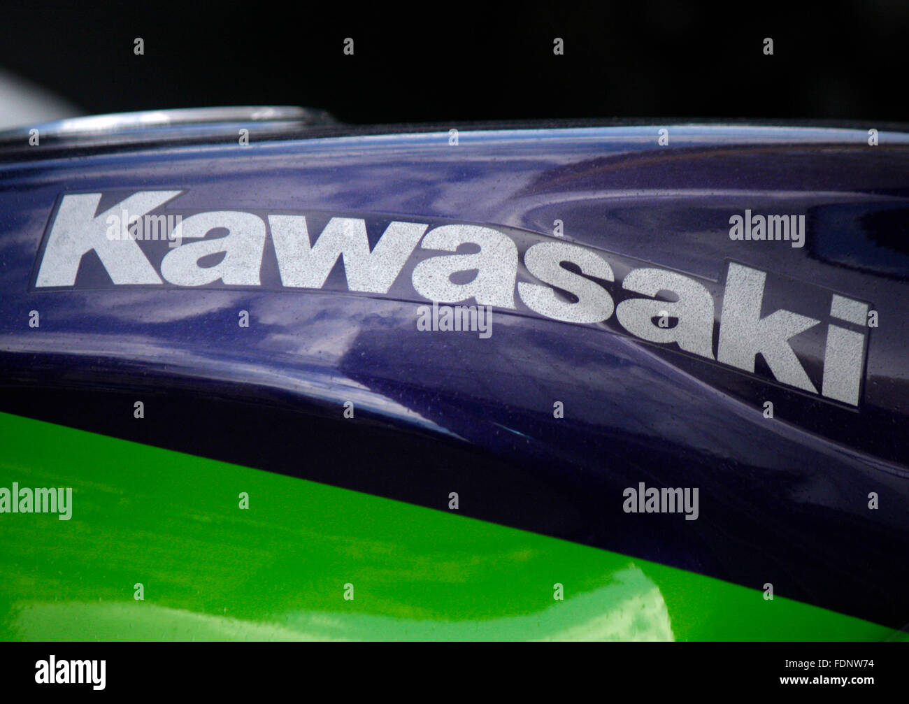 Markenname: "Kawasaki", Berlin. Stockfoto