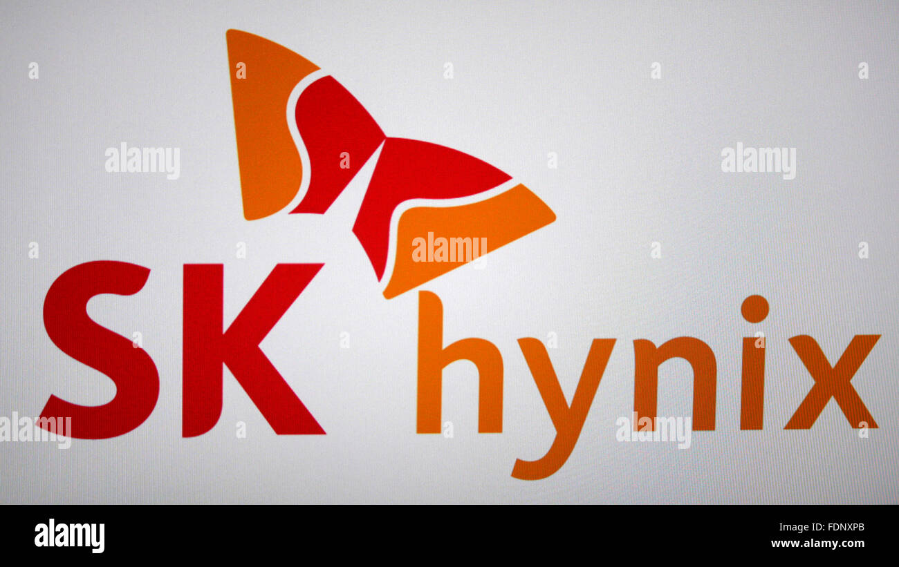 Markenname: "SK Hynix", Berlin. Stockfoto