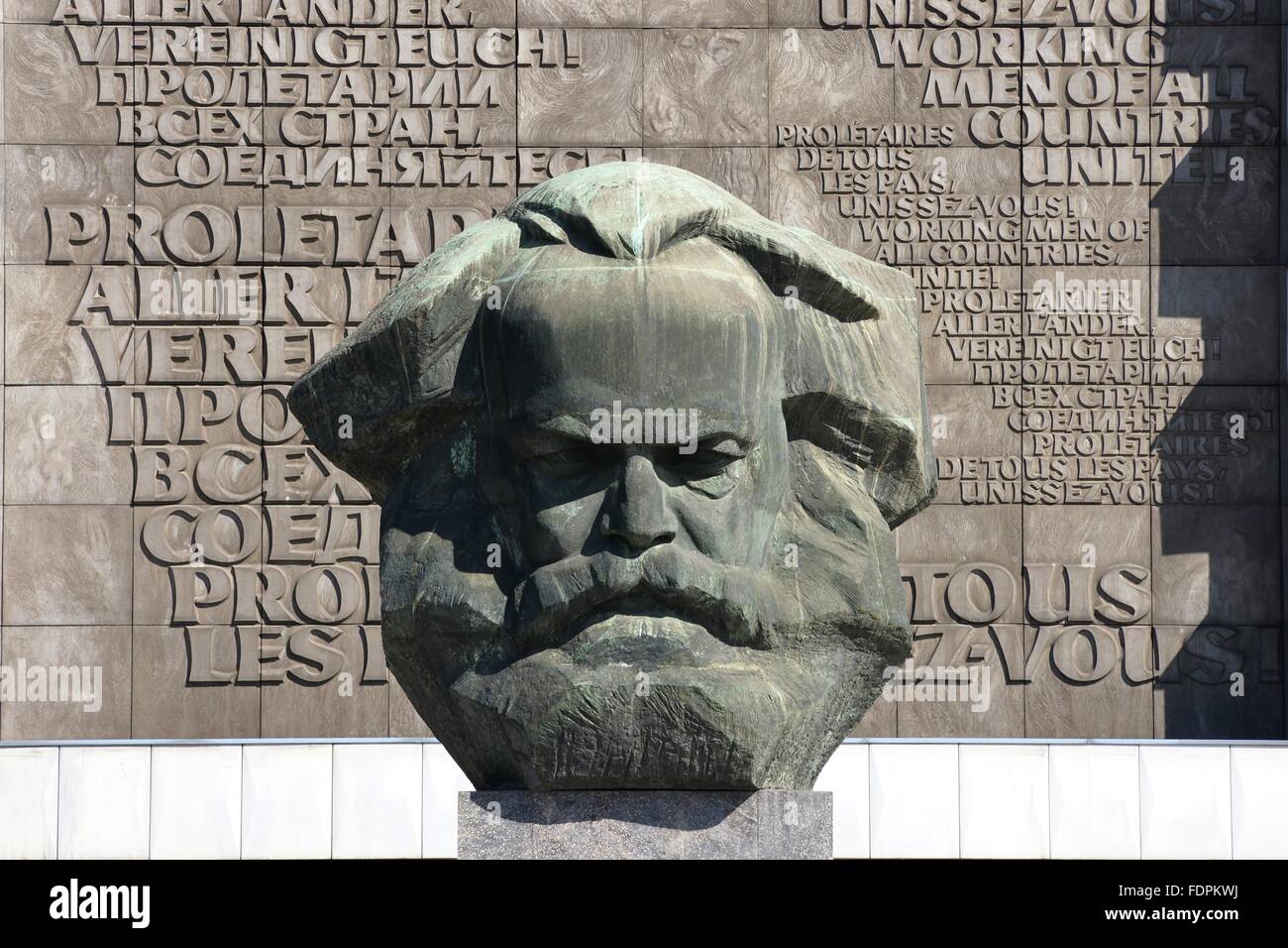 Karl Marx, Karl Marx-Denkmal Stockfoto