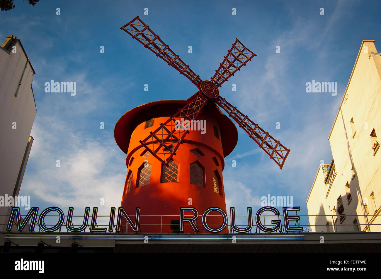 Das Moulin Rouge, Paris, Frankreich Stockfotografie Alamy