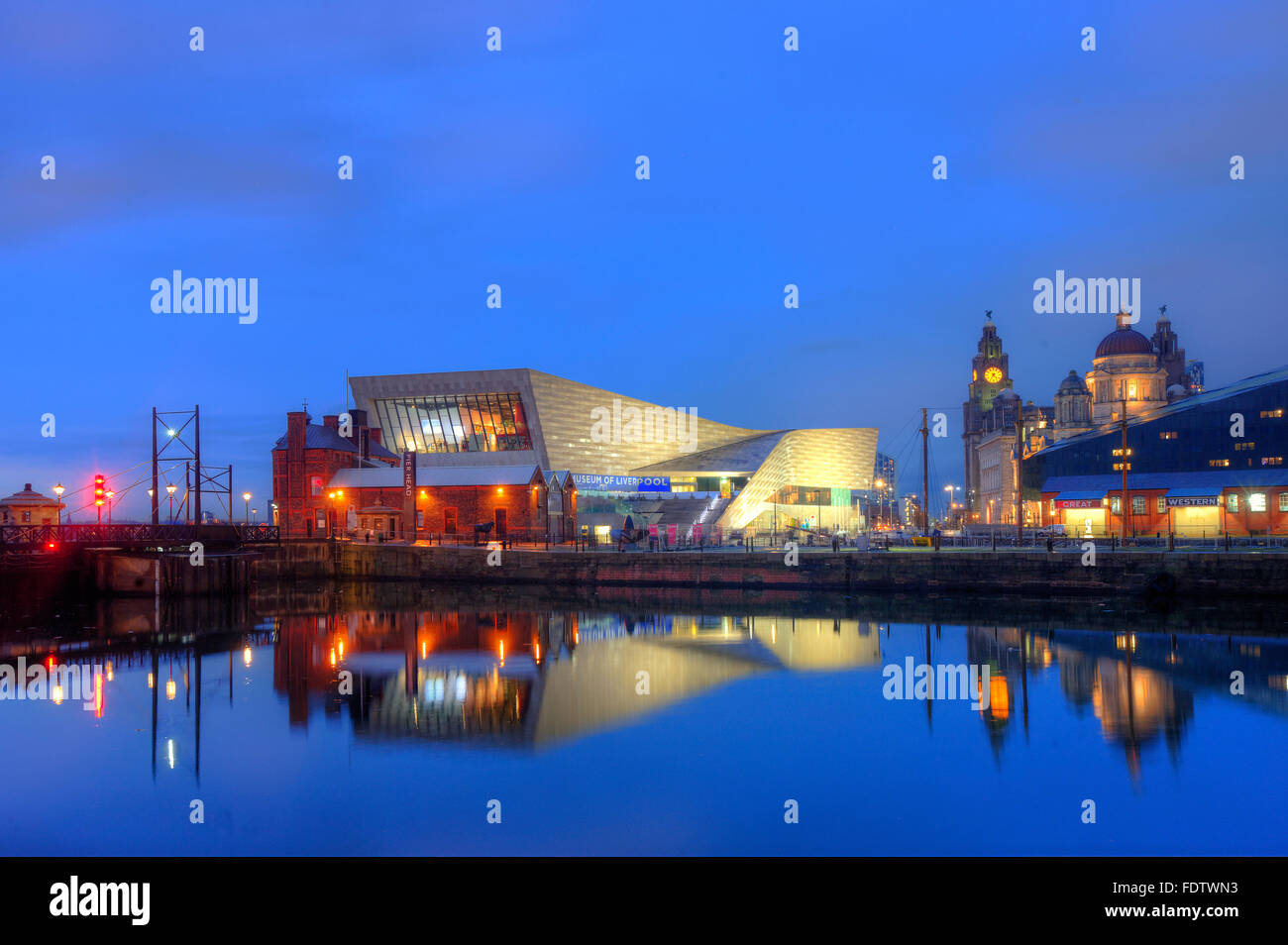 Das Museum of Liverpool von Albert Dock, Liverpool, Merseyside Stockfoto