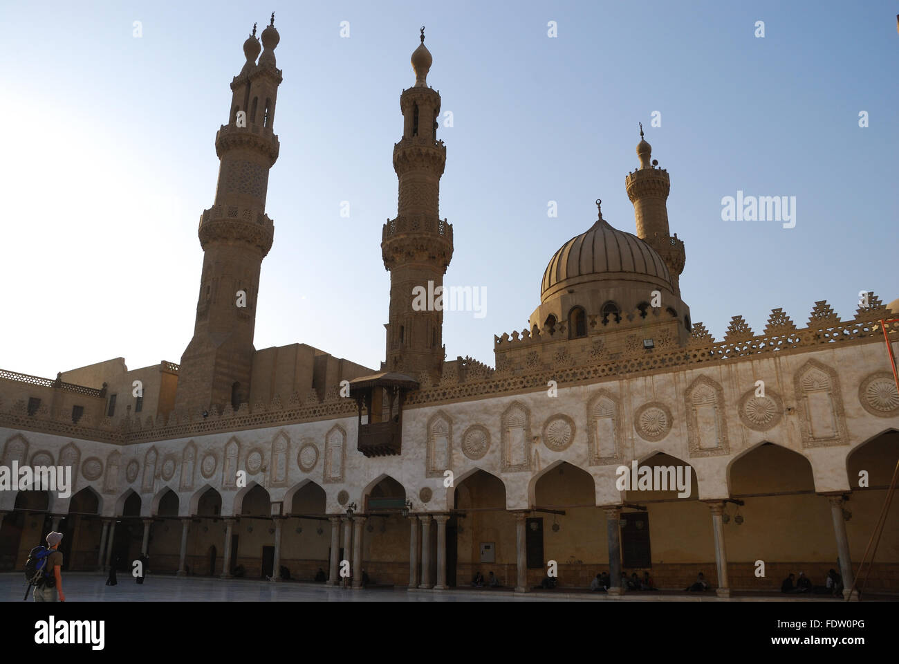 Al Azhar, Kairo, Ägypten - A Moschee und eine der ältesten Universitäten der Welt Stockfoto