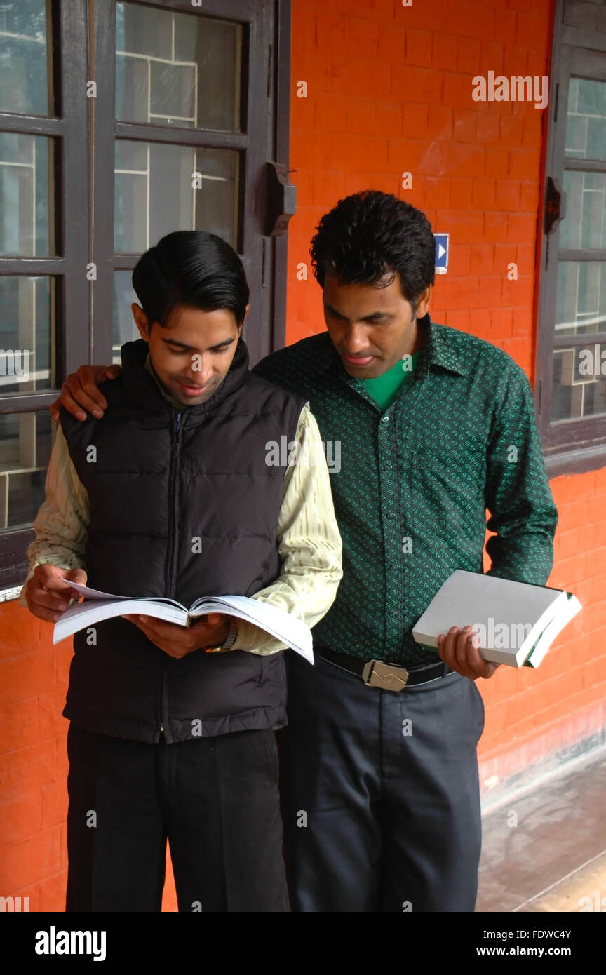 Zwei indische student Stockfoto