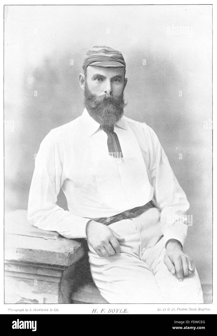 AUSTRALIA CRICKET: Boyle - Australier 1878 Medium Pace Bowler, 1896 Stockfoto