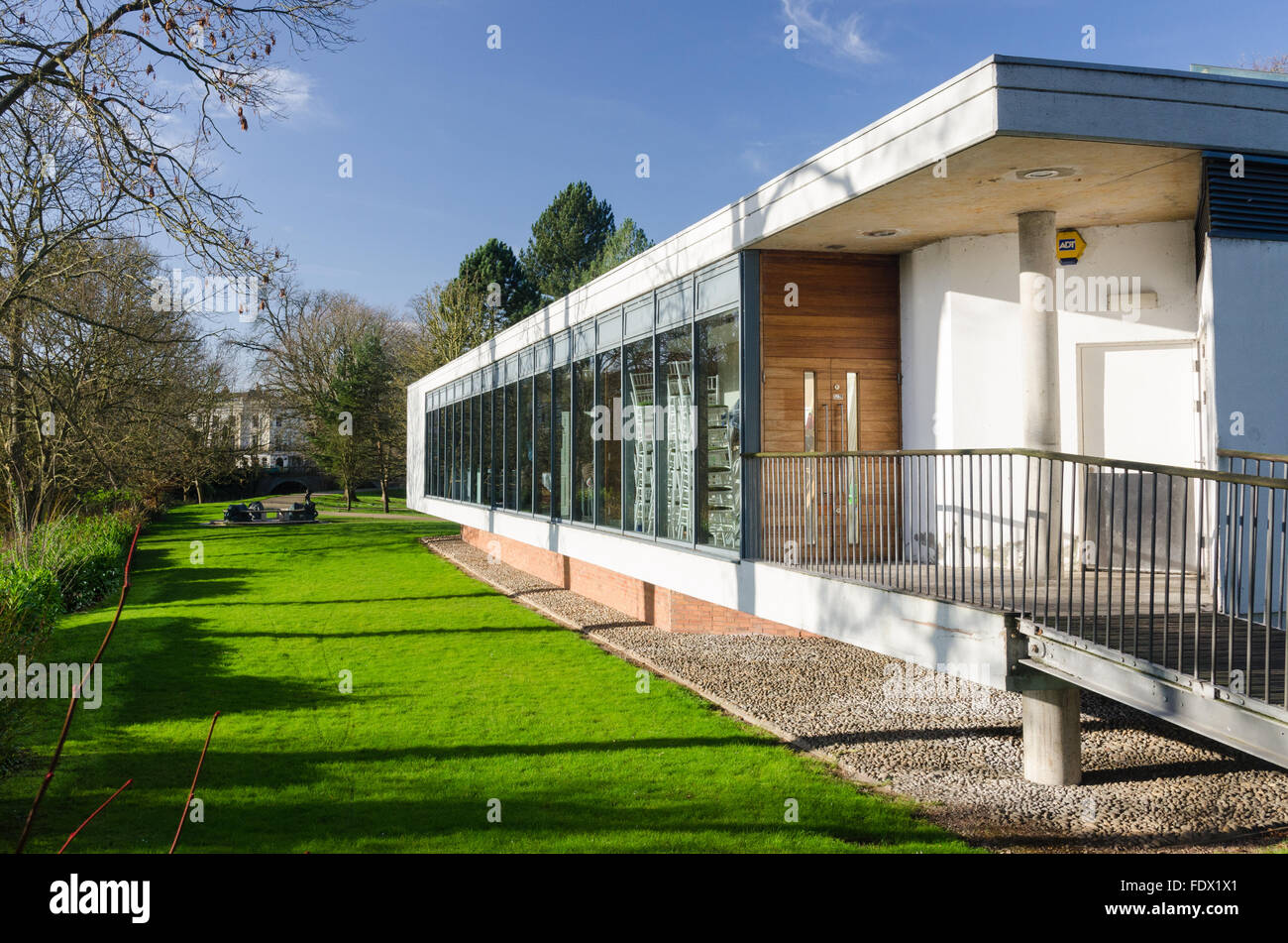 Jephson Veranstaltungsort in Jephson Gärten, Leamington Spa Stockfoto