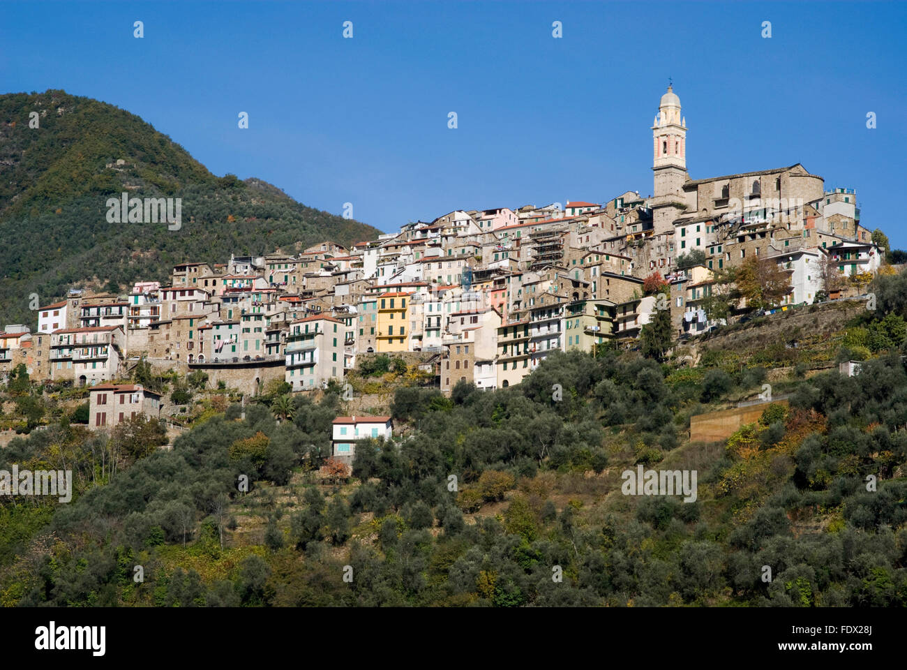 Montalto. Das alte Dorf in Ligurien Italien Stockfoto