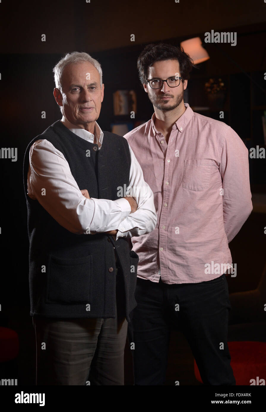 Berlin, Deutschland, französischer Filmemacher Daniel und Emmanuel