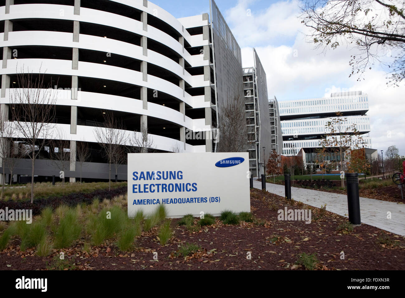 Ein Blick auf Samsung Electronic amerikanischen Hauptsitz in San Jose, Kalifornien Stockfoto