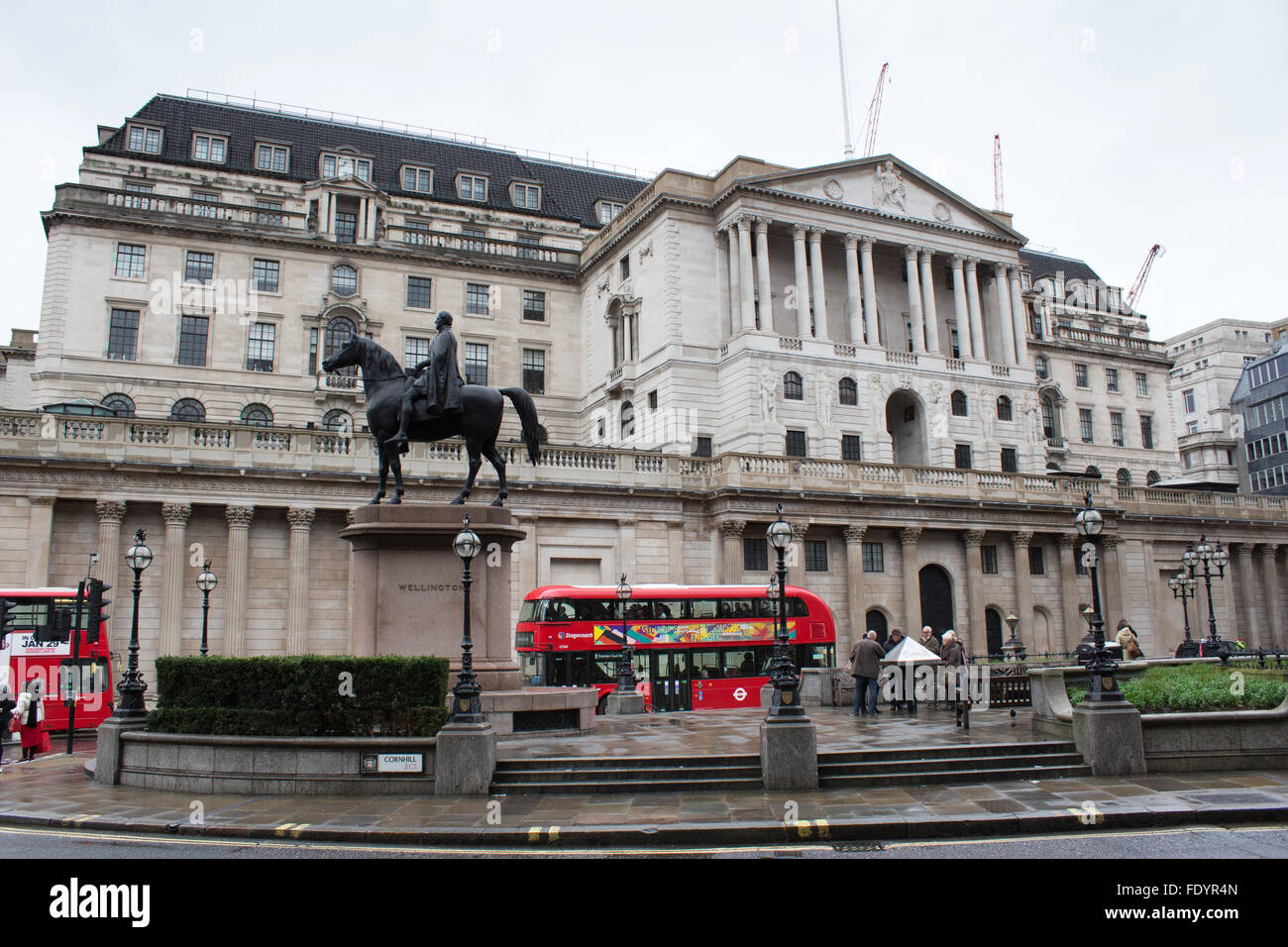 Die Bank of England ist die Zentralbank der des Vereinigten Königreichs und des Modells auf dem modernsten Zentralbanken beruhten. Stockfoto