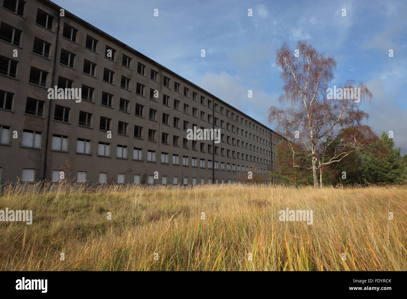 Rügen, Deutschland, leerstehende Gebäude der Koloss von Prora Stockfoto