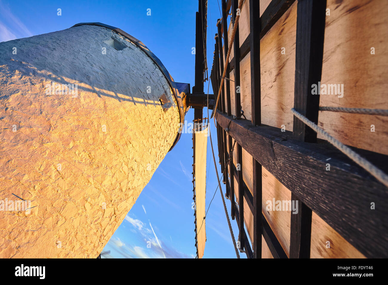 Windmill of Consuegra. Don Quixote route. Toledo. Castile-La Mancha. Spain Stockfoto