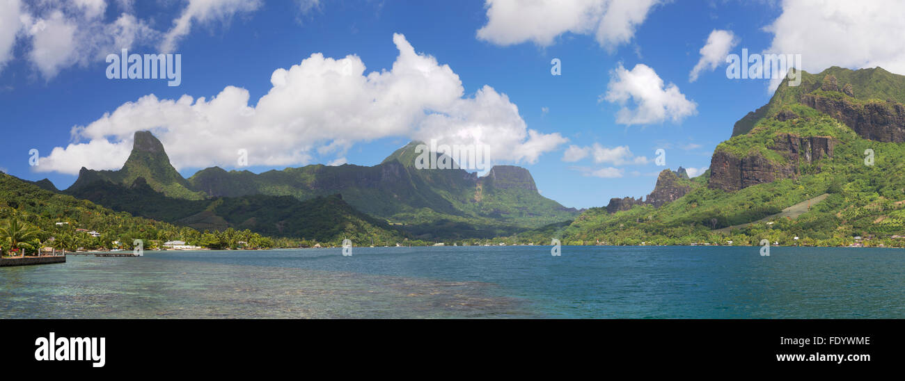 Cooks Bay, Mo'orea, Gesellschaftsinseln, Französisch-Polynesien Stockfoto