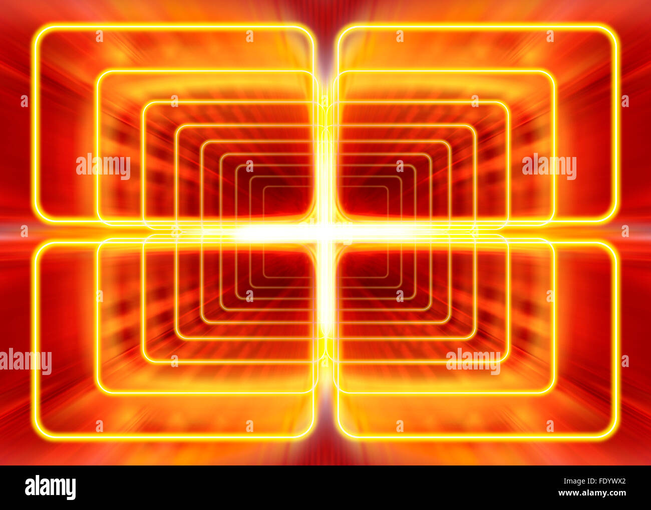 Wave-Modus von elektromagnetischer Strahlung, abstrakten Hintergrund Stockfoto