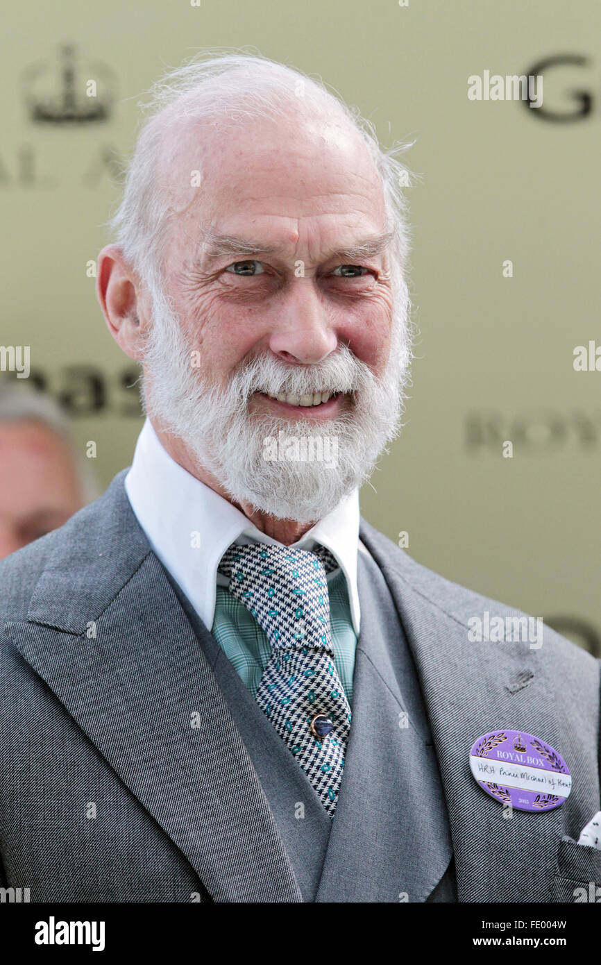 Ascot, Großbritannien, Prinz Michael von Kent Stockfoto