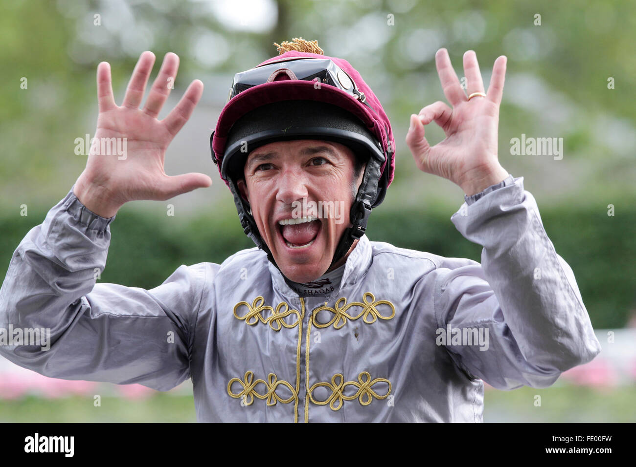 Ascot, Großbritannien, Lanfranco Dettori, jockey Stockfoto