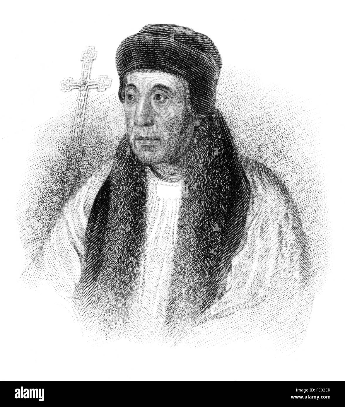 William Warham, c. 1450-1532, englischer Geistlicher und Staatsmann Stockfoto