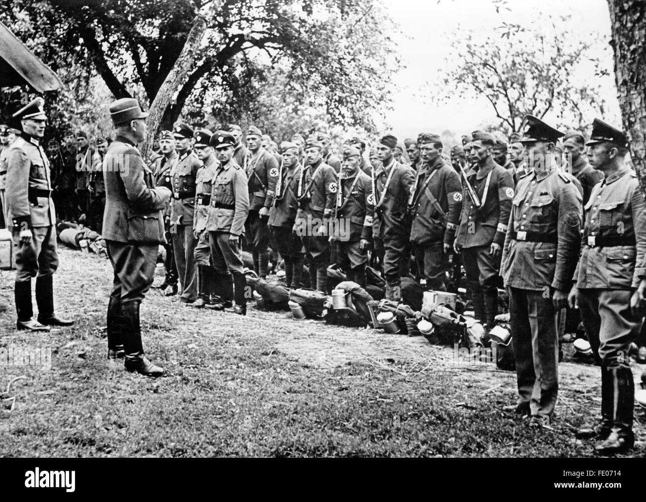 Nationalsozialistische deutsche arbeiterpartei oder nsdap Schwarzweiß