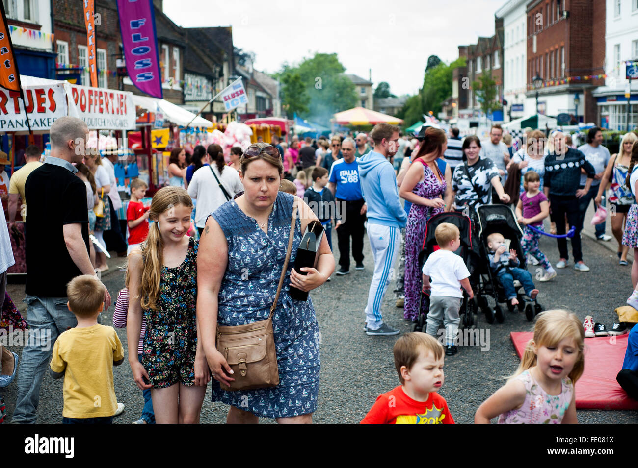 Wild West Street Fair in Leighton Buzzard, Bedfordshire, UK Stockfoto