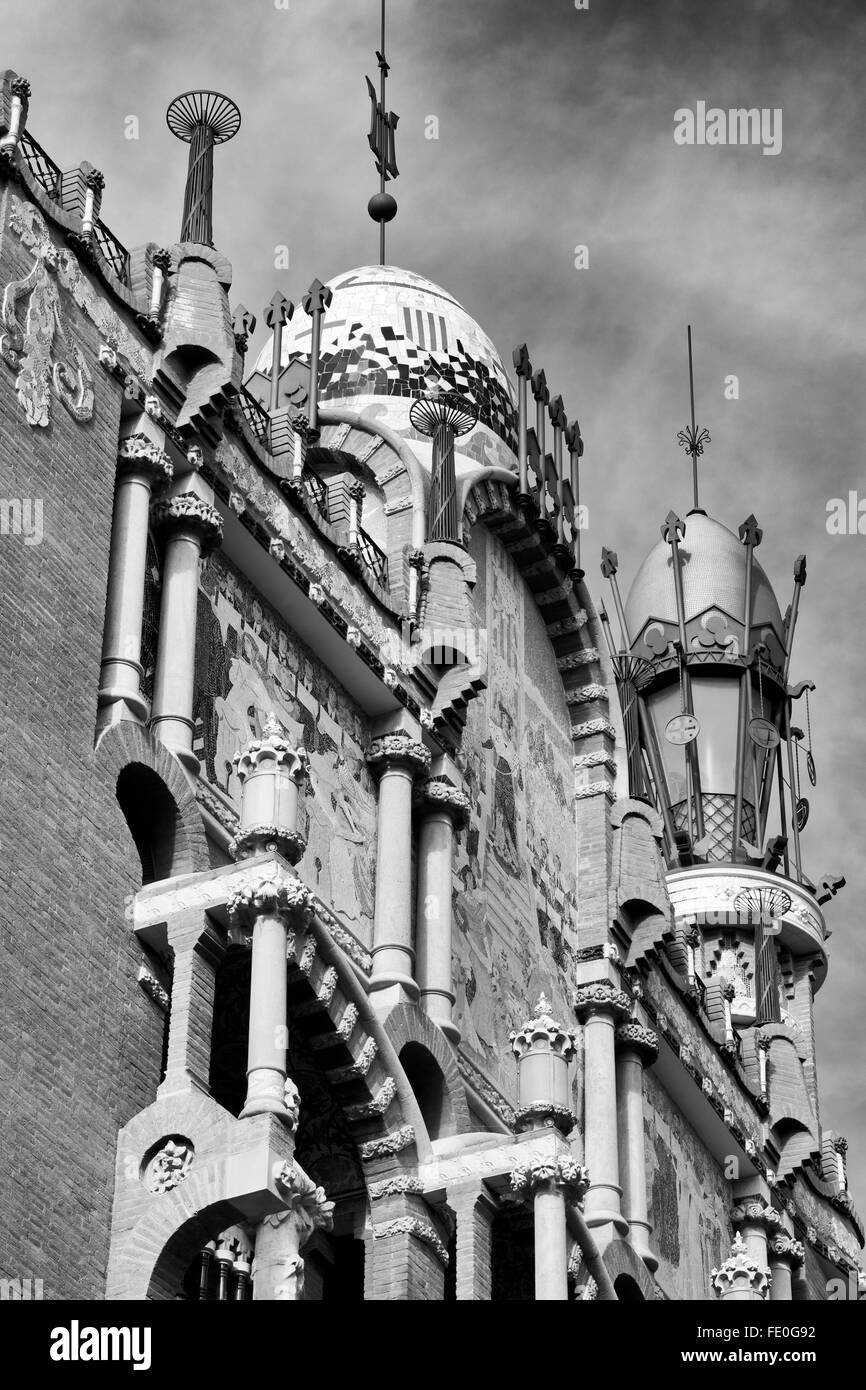 Palast der Musik, Barcelona, Katalonien, Spanien, Europa Stockfoto