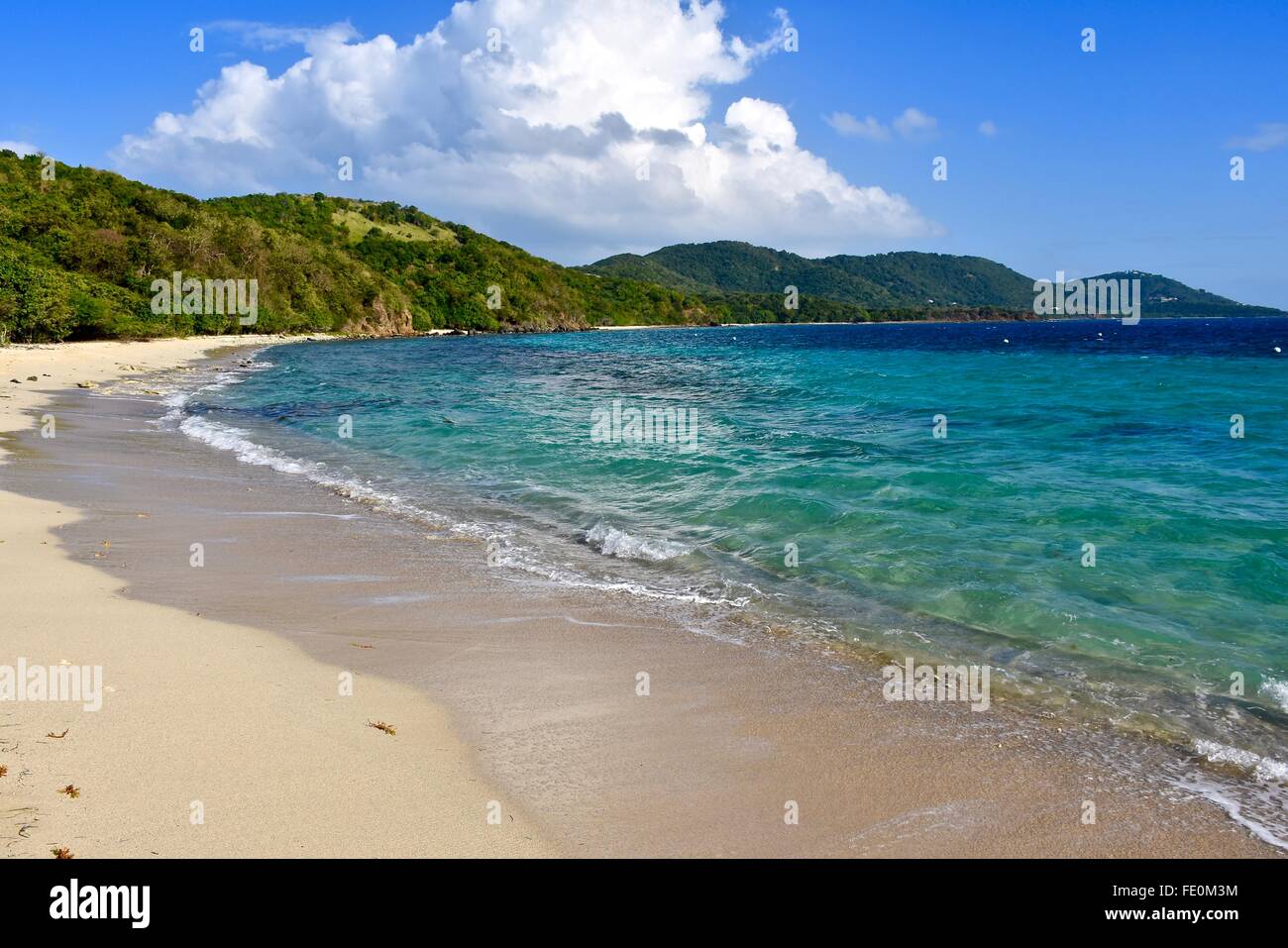 Playa Tamarindo auf Culebra Insel, Puerto Rico Stockfoto