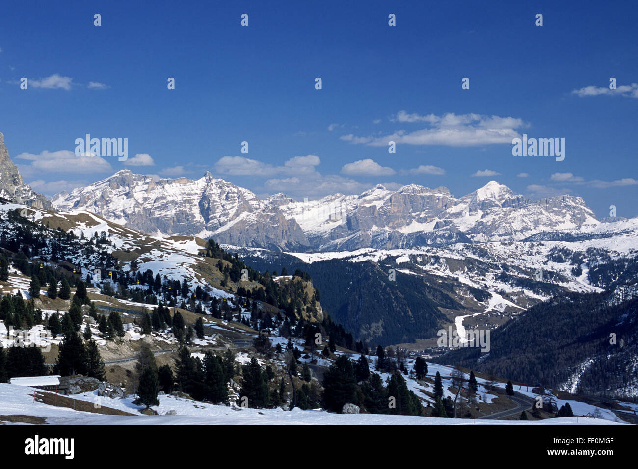 Italien, Trentino Südtirol, Dolomiten, Val Badia Stockfoto